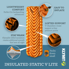 Load image into Gallery viewer, Insulated Static V Lite Sleeping Pad
