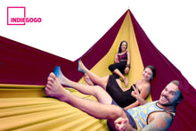 Load image into Gallery viewer, BaseCamp Hammock™ - Gold &amp; Maroon by Flying Squirrel Outfitters
